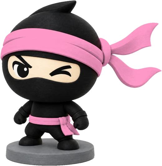 Ninja Cukierek, opaska różowa