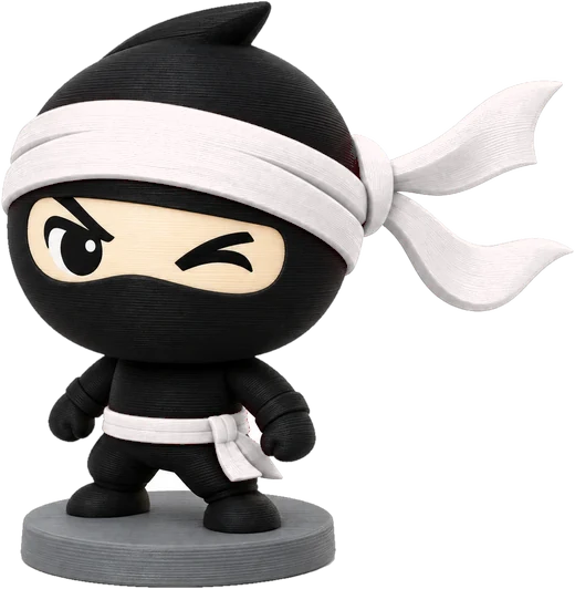 Ninja Śnieg, opaska biała